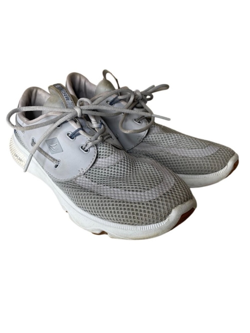 Sperry Top-Sider Women's 7 Seas 3-Eye Gray Boat Shoes Sneakers Size 7